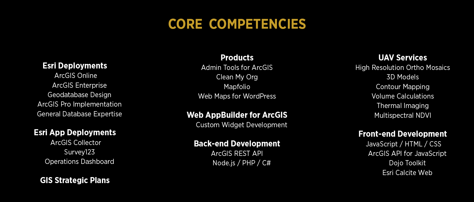 GEO Jobe Core Competencies